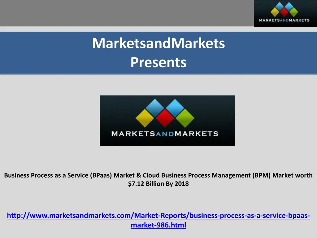 marketsandmarkets presents