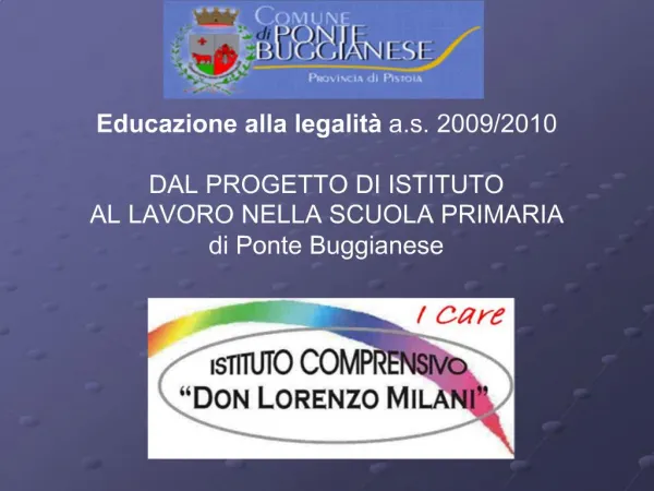 Educazione alla legalit a.s. 2009