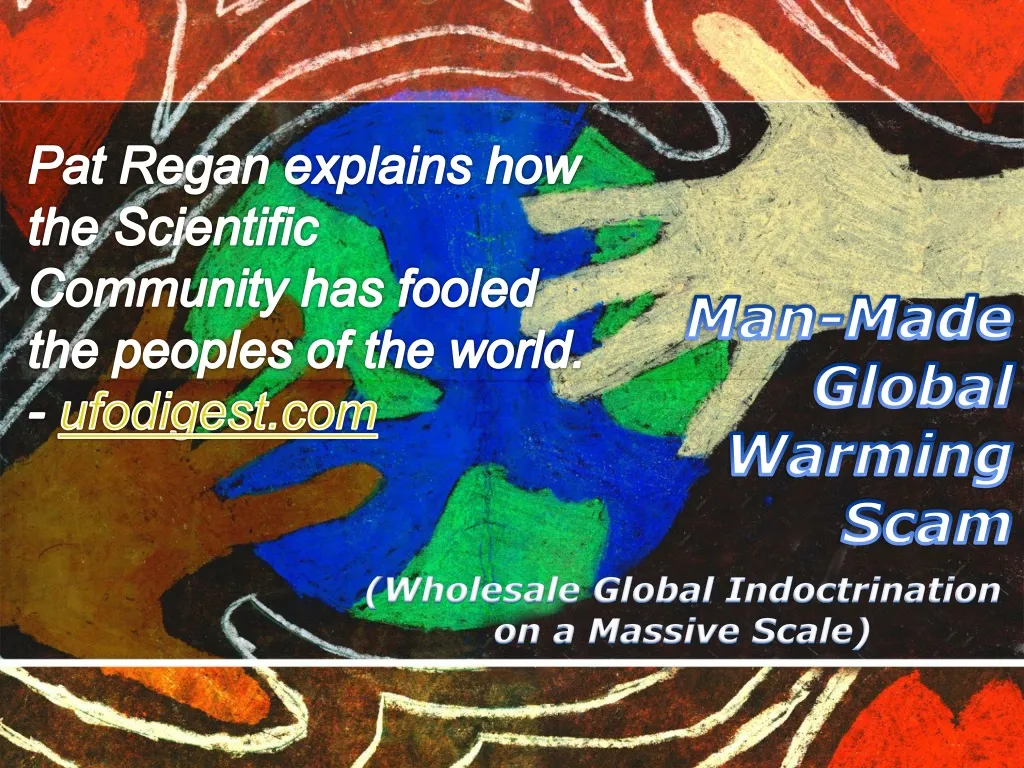 man made global warming scam