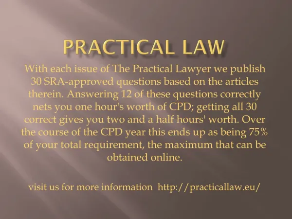 Practical law