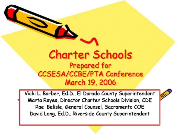 Charter Schools Prepared for CCSESA