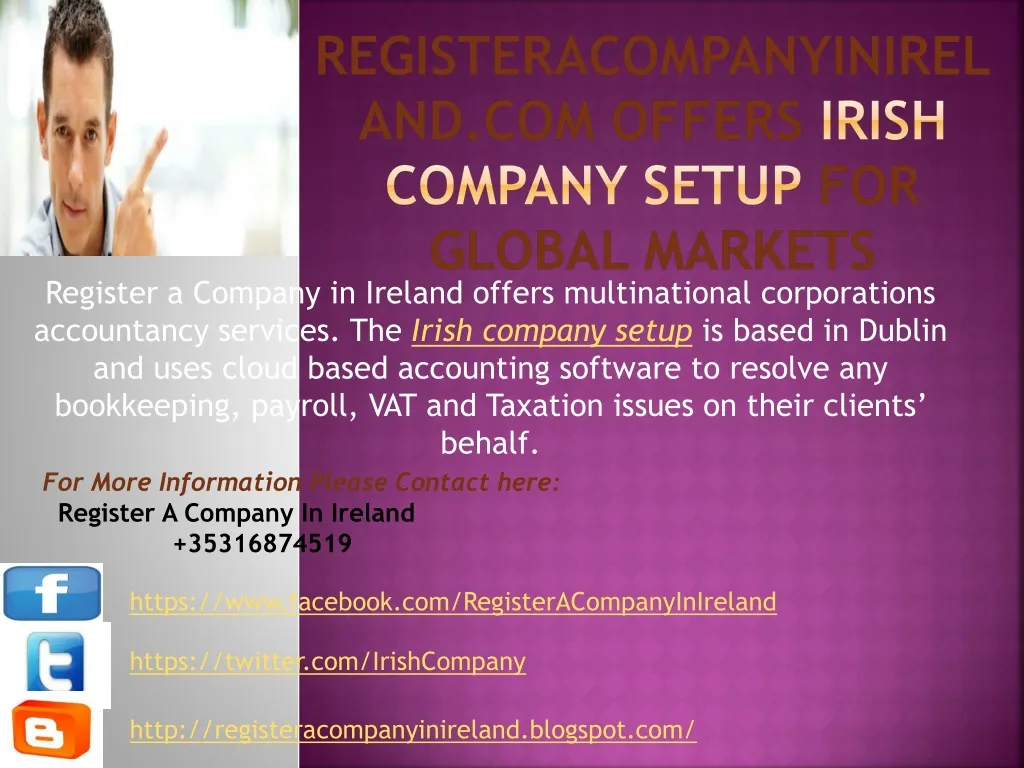 registeracompanyinireland com offers irish company setup for global markets