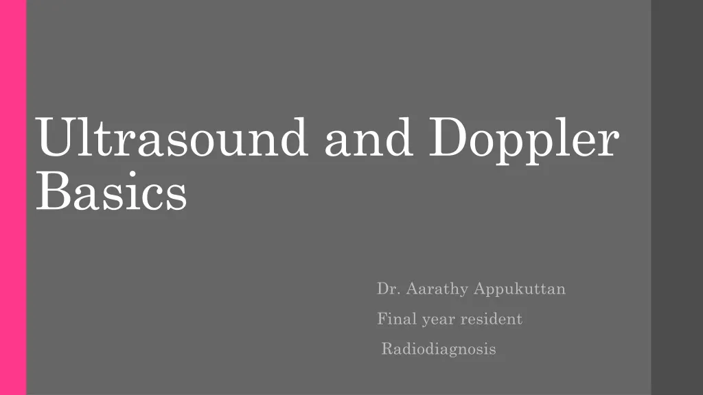 ultrasound and doppler basics