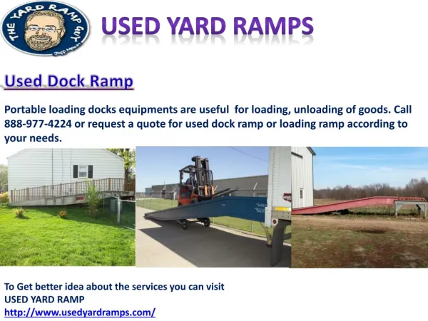 Used Dock Ramp for Your Operation