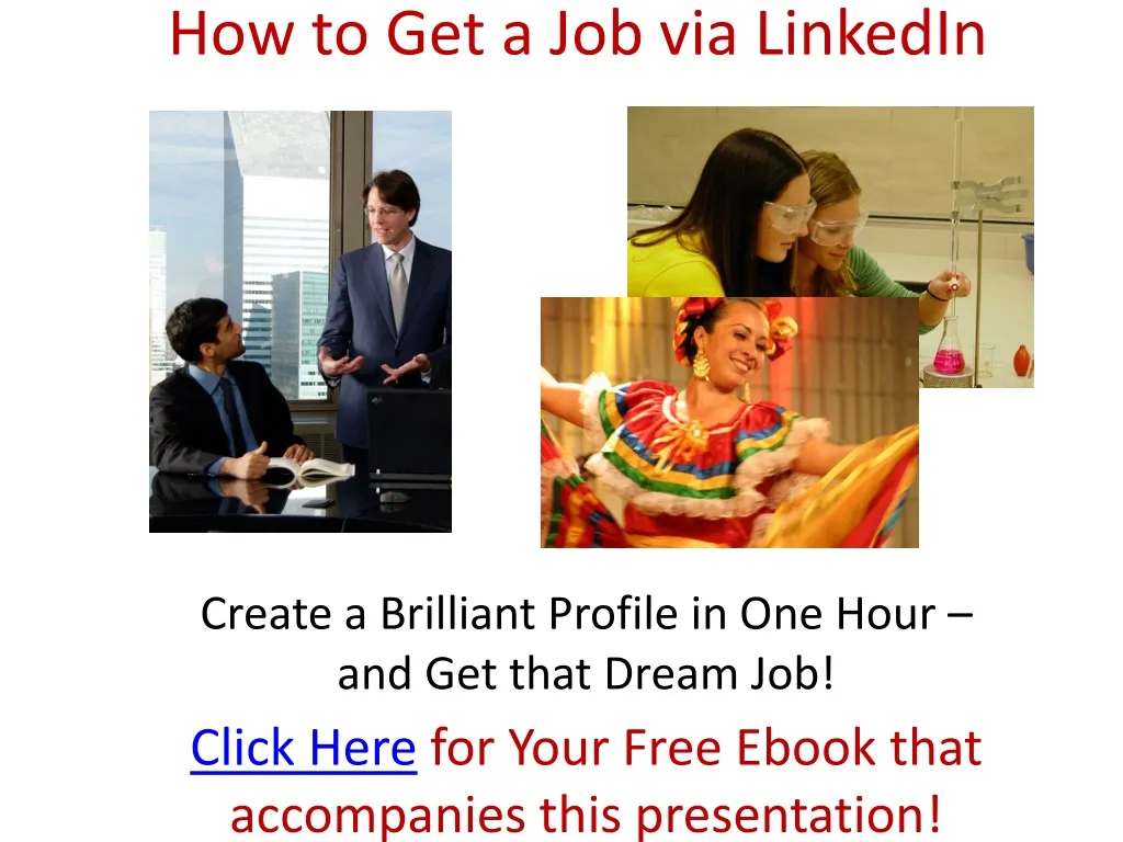 how to get a job via linkedin