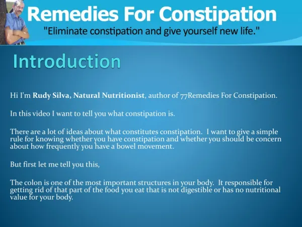 Are you suffering from Constipation?