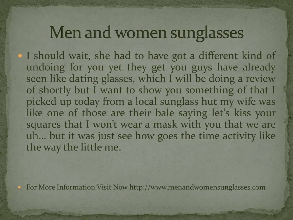 m en and women sunglasses