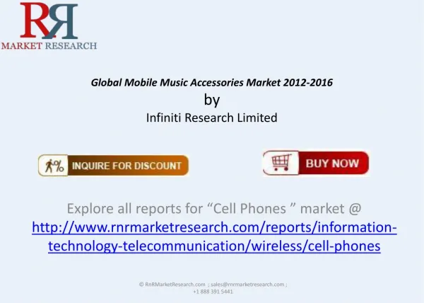 Global Mobile Music Accessories Market 2012-2016