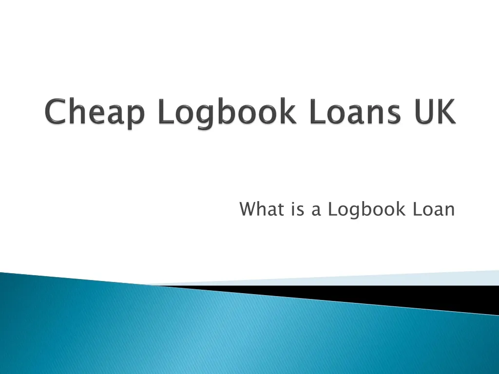 cheap logbook l oans uk