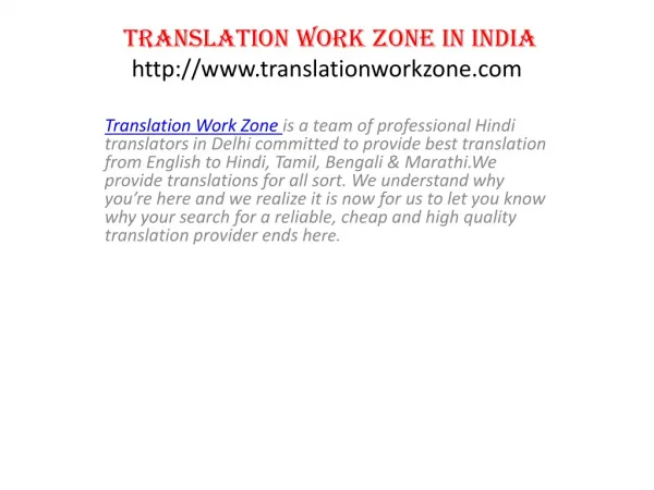 Translation Company in Kolkata