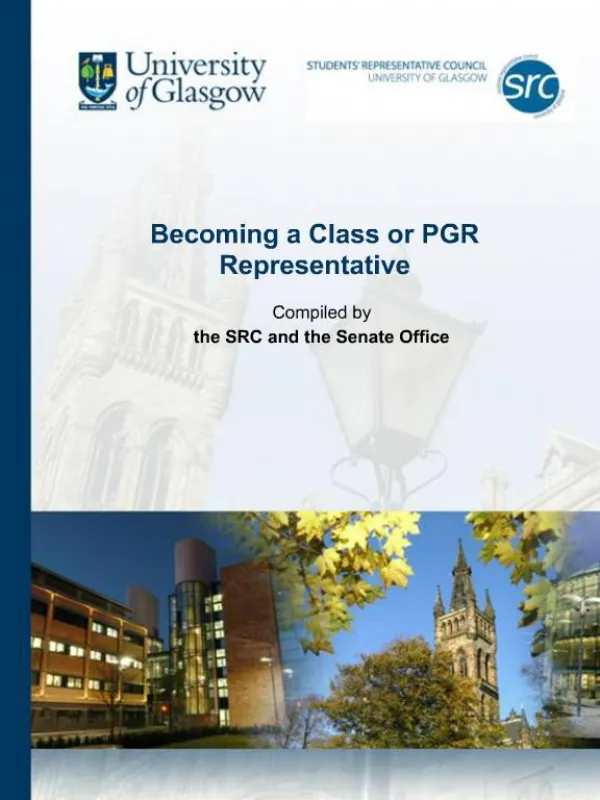 Becoming a Class or PGR Representative