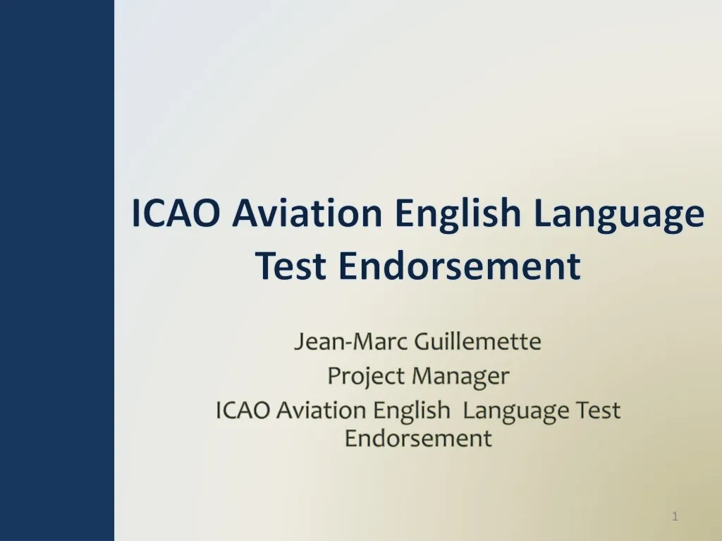 icao aviation english language test endorsement