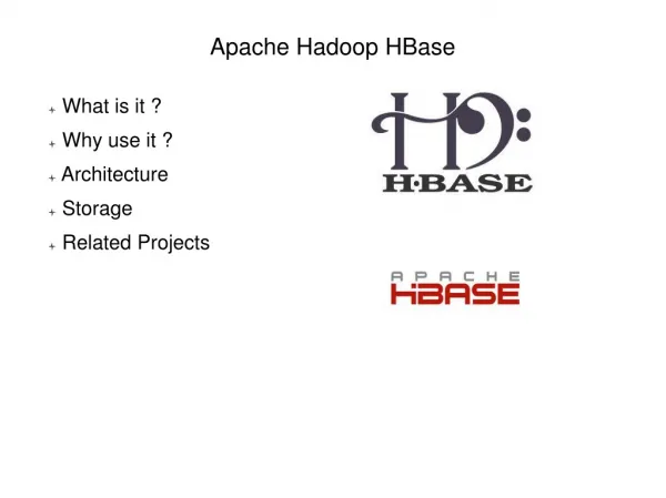 An Introduction to Apache HBase