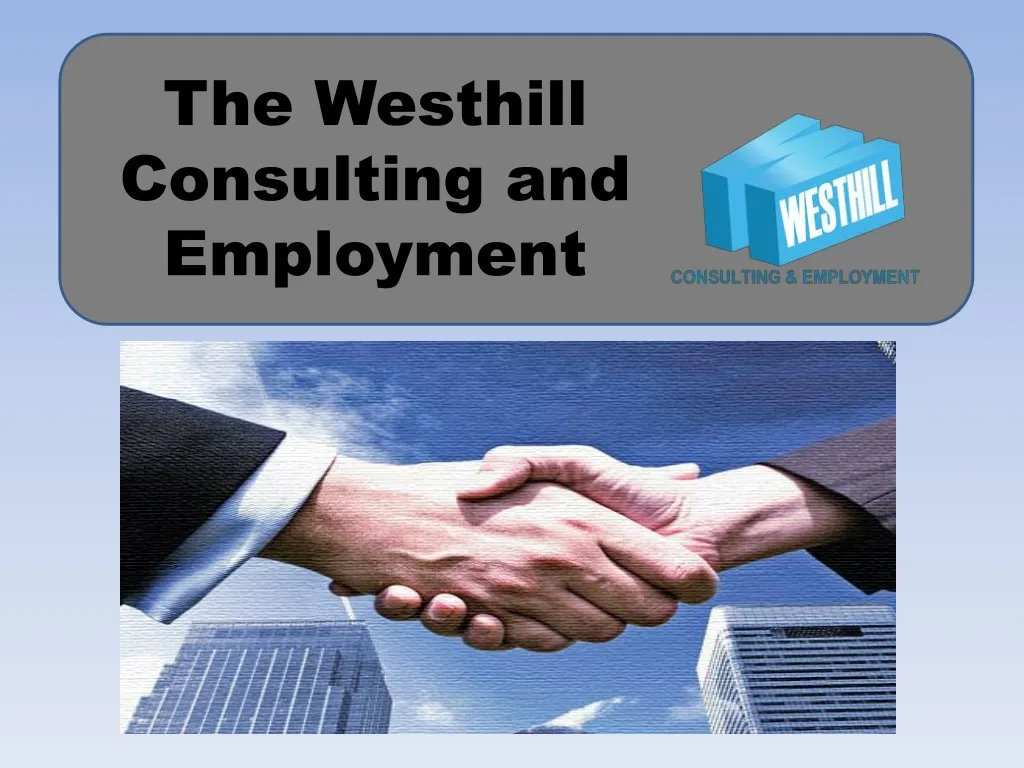 the westhill consulting and employment