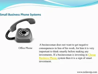 Affordable Small Office Phone System - slide 1