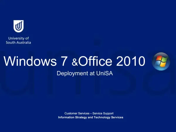 Windows 7 Office 2010