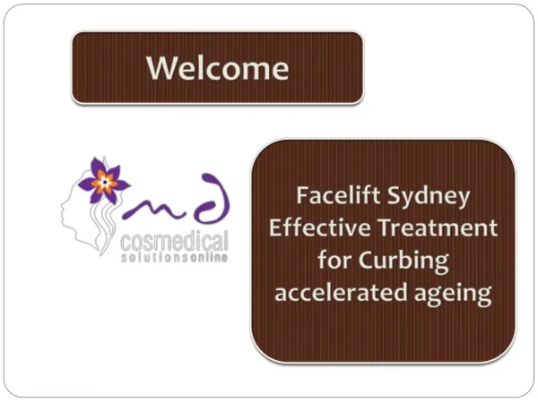 Facelift Sydney Effective Treatment for Curbing accelerated