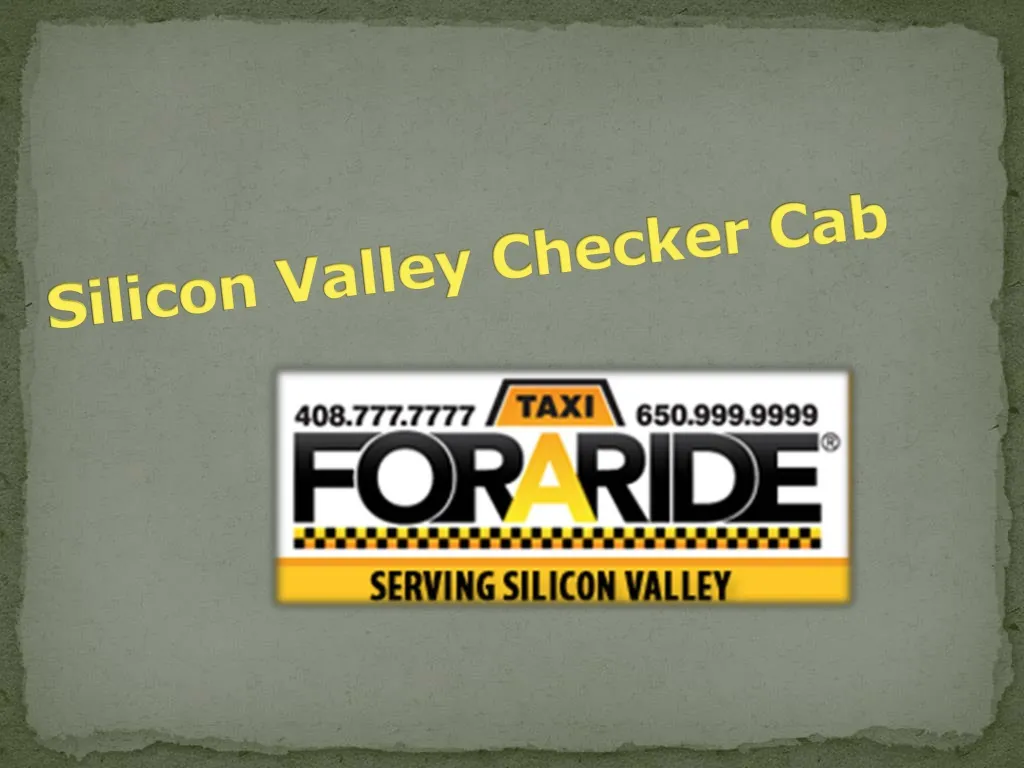silicon valley checker cab