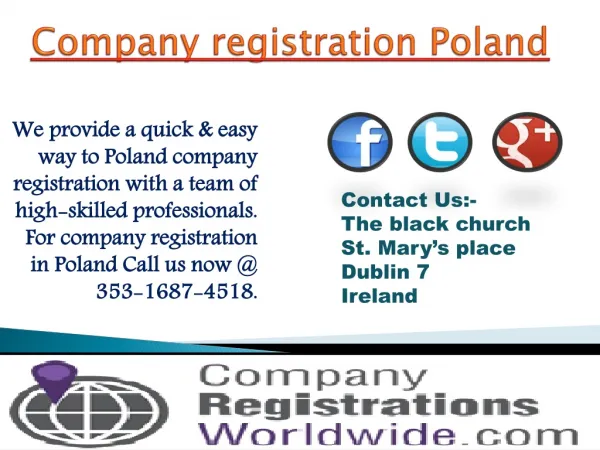 company registration Poland
