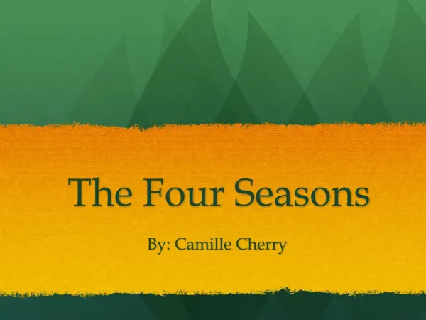 The Four Seasons