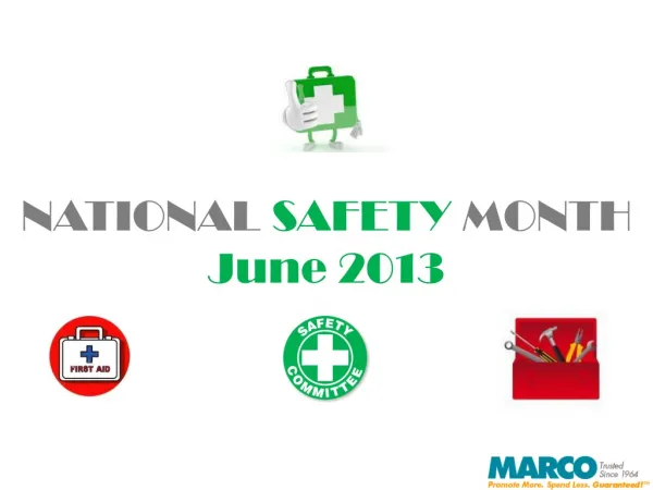 Celebrate National Safety Month with Promotional Products at