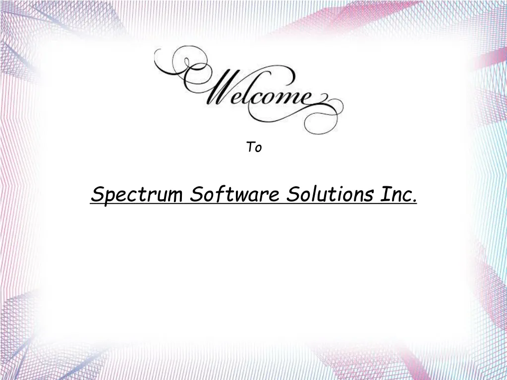 to spectrum software solutions inc