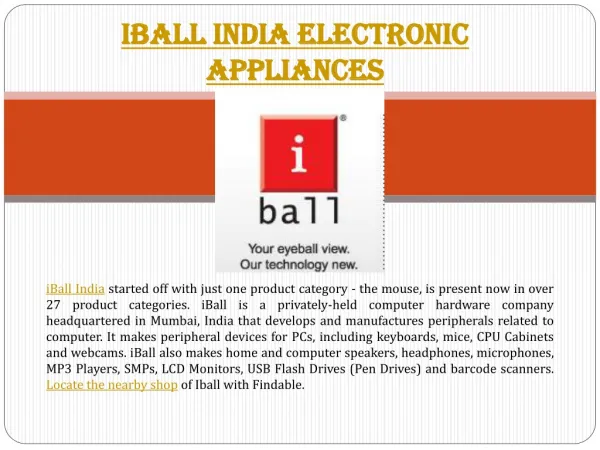 iBall India stores in India near you to shop Mobiles, Headse
