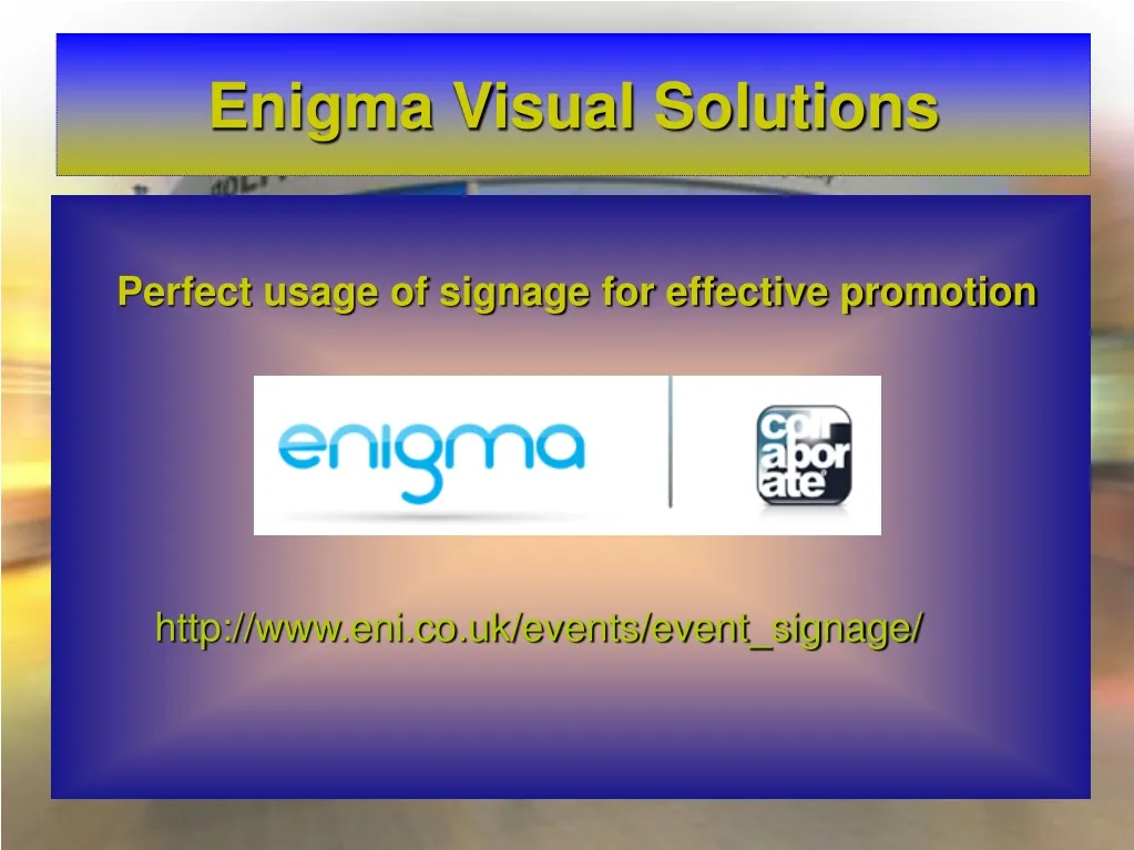 enigma visual solutions