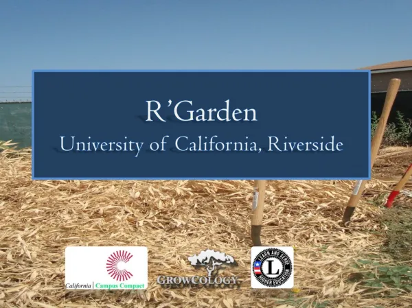 R’Garden University of California, Riverside