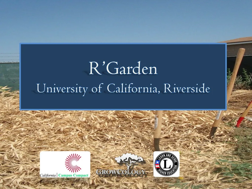 r garden university of california riverside