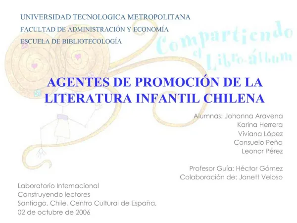 AGENTES DE PROMOCI N DE LA LITERATURA INFANTIL CHILENA