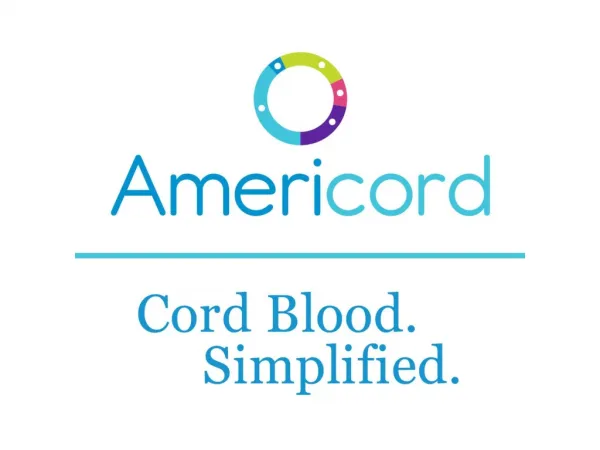 Americord: Cord Blood. Simplified.