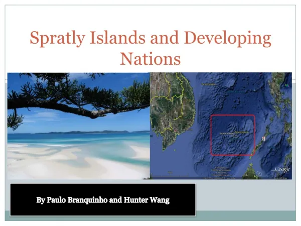 Spratly islands in the south china sea