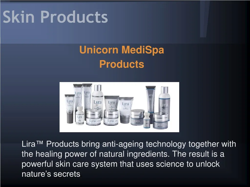 unicorn medispa products