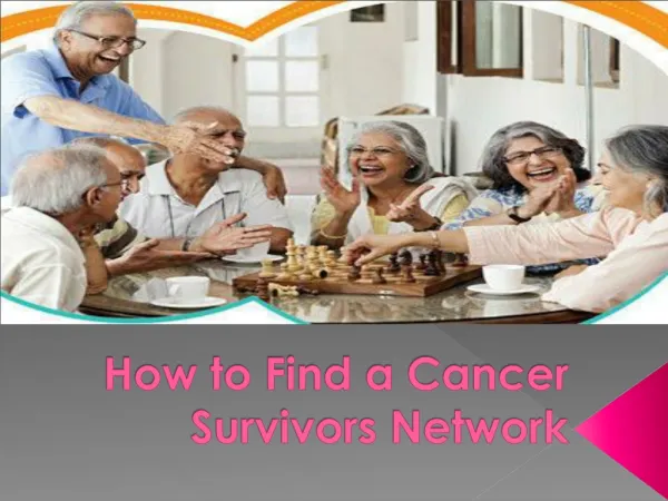 How to Find a Cancer Survivors Network