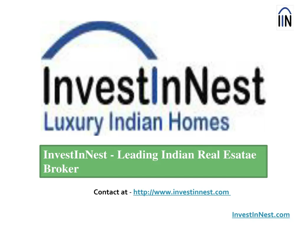 investinnest leading indian real esatae broker