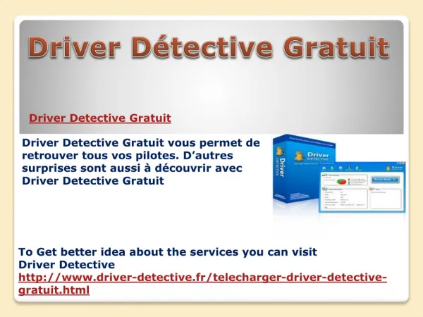 Driver Detective Gratuit