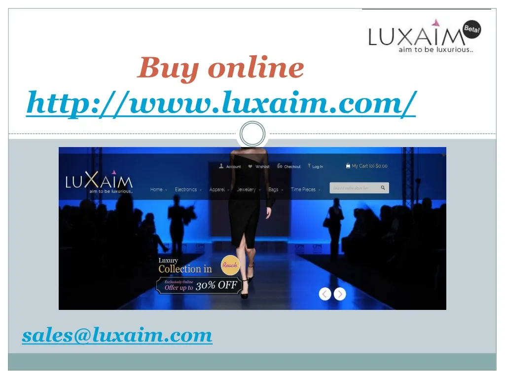 buy online http www luxaim com