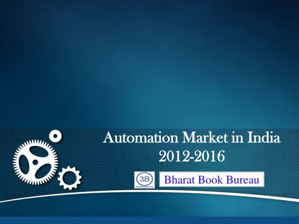 Automation Market in India 2012-2016