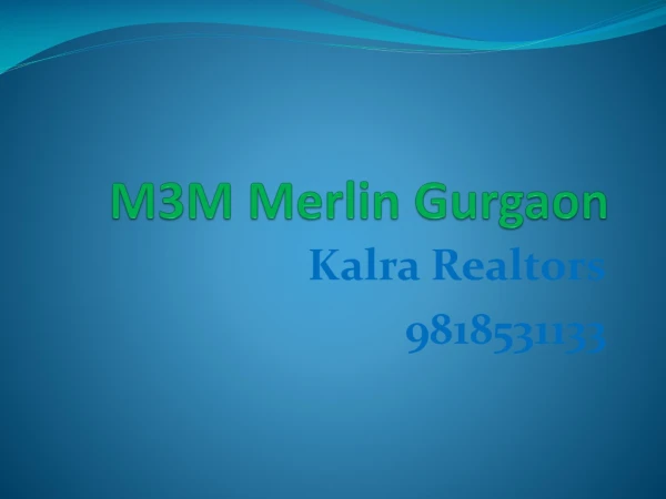 m3m merlin gurgaon, m3m merlin golf course extension, 981853