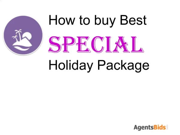 special holiday packages