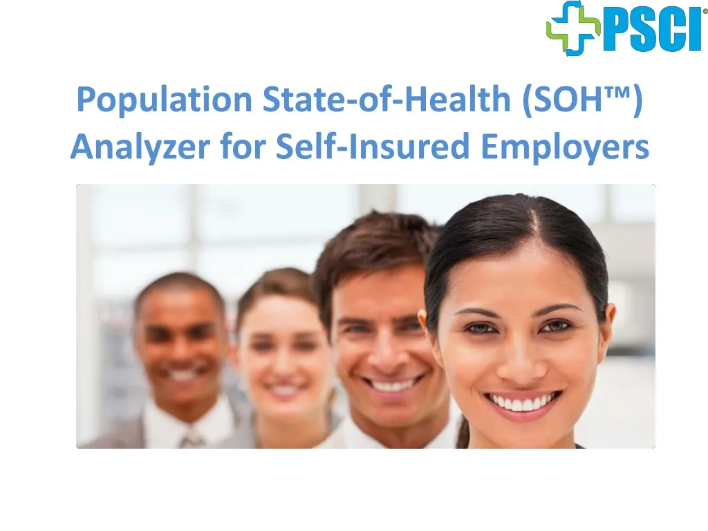 population state of health soh analyzer for self insured employers