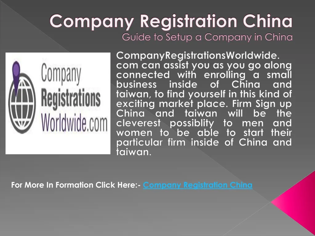 company registration china guide to setup a company in china