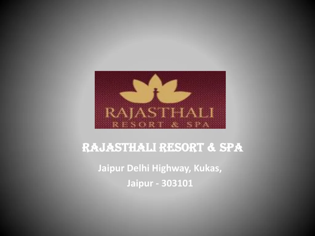 rajasthali resort spa