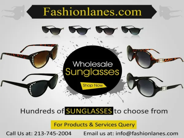 Important Tips for Purchasing Wholesale Sunglasses