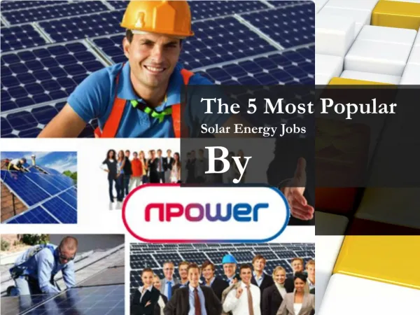 The 5 Most Popular Solar Energy Jobs