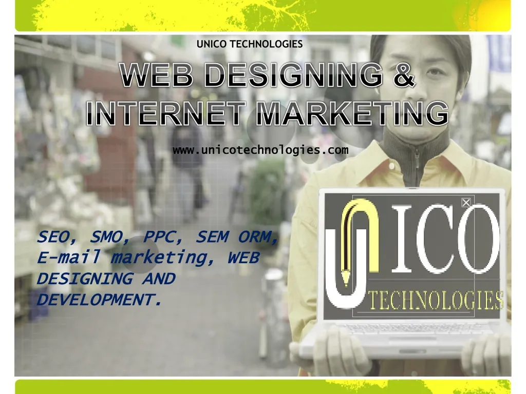 seo smo ppc sem orm e mail marketing web designing and development
