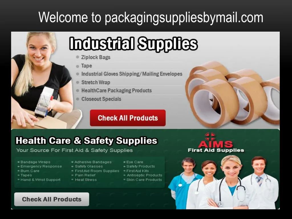 welcome to packagingsuppliesbymail com