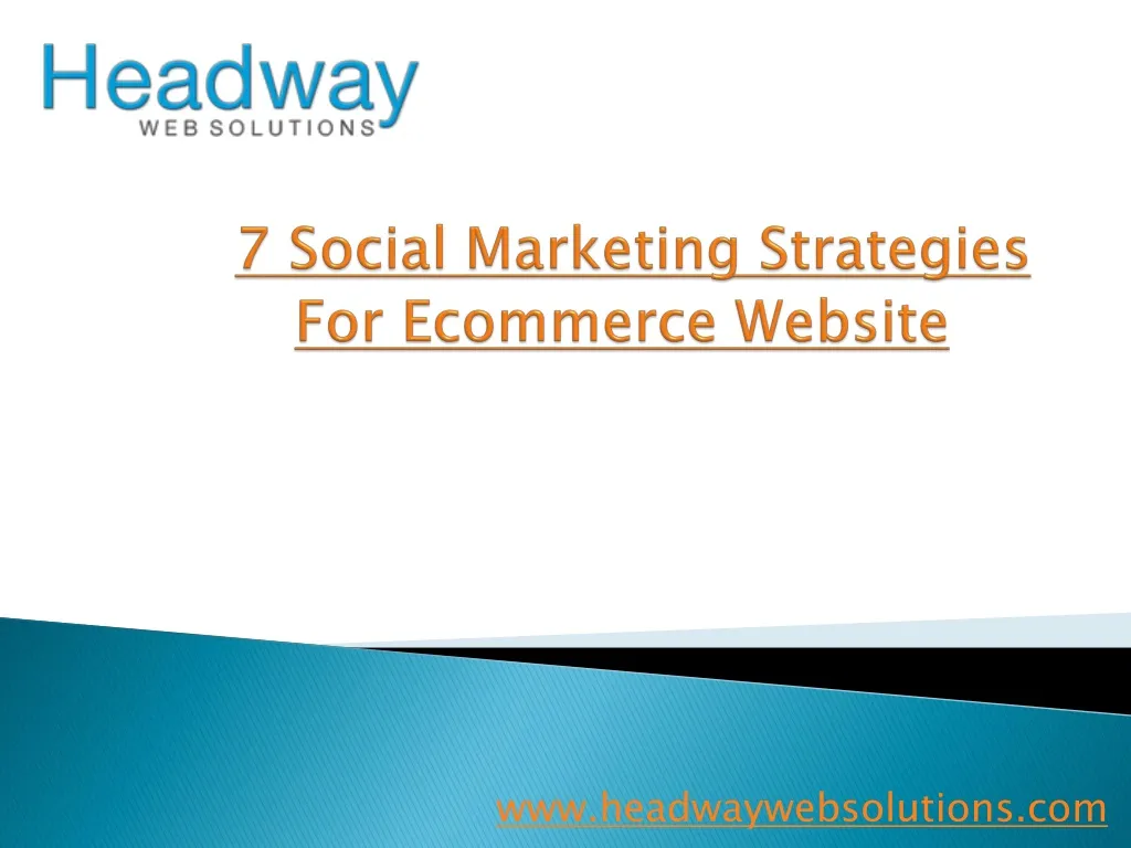 7 social marketing strategies for ecommerce website
