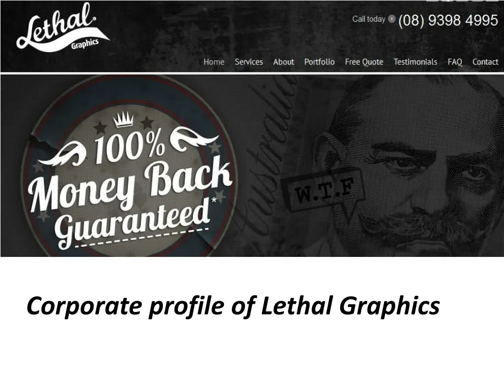 corporate profile of lethal graphics